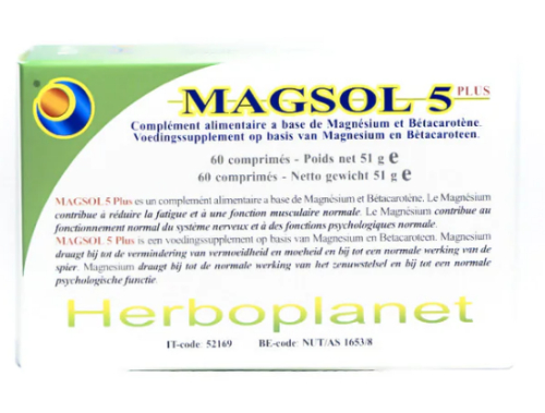 60 tablets Herboplanet Magsol 5 Plus