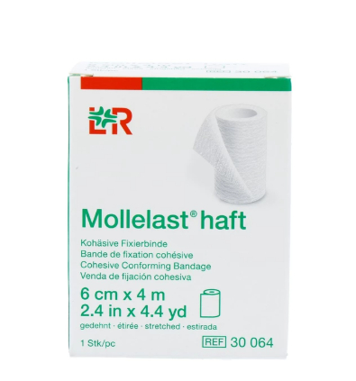 1 Stück Lohmann & Rauscher Mollelast Haft Zwachtel 6cm x 4m