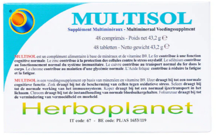60 tablets Herboplanet Multisol 