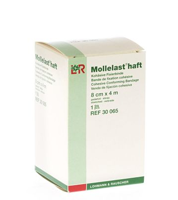 1 stuk Lohmann & Rauscher Mollelast Haft Zwachtel 8cm x 4m