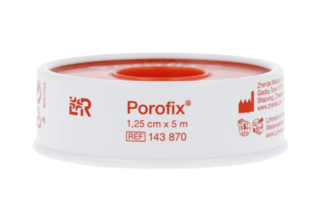 1 stuk Lohmann & Rauscher Porofix Fixatiepleister 1,25cm x 5m