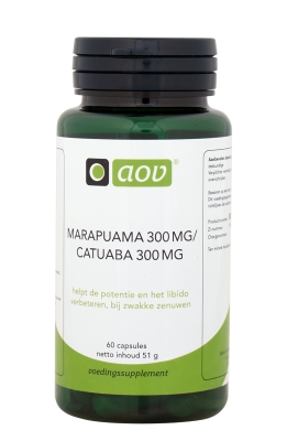 AOV Marapuama 300mg - Catuaba 300mg 60 capsules