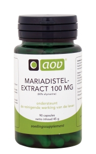 AOV Mariadistel-extract 100mg 90 capsules