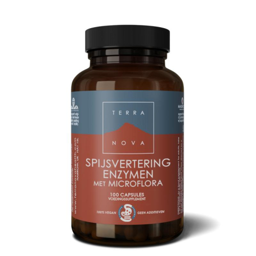100 capsules Terranova Spijsverteringsenzymen