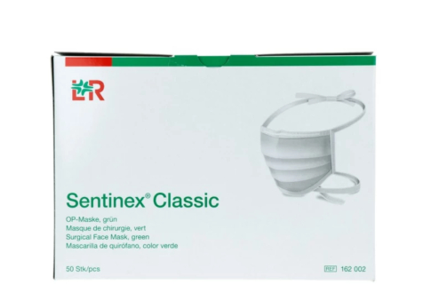 50 Stücke Lohmann & Rauscher Sentinex Masker Classic Groen