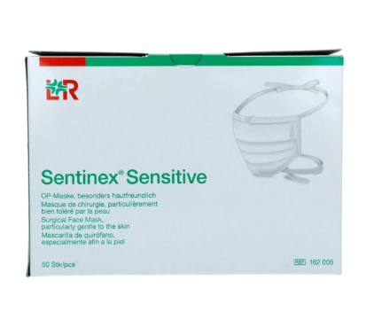 50 Stücke Lohmann & Rauscher Sentinex Sensitive Masker Wit