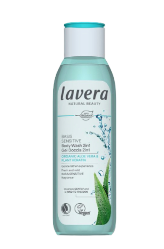 Lavera Basis Sensitive Bodywash 2-in-1 Bio 250 Ml