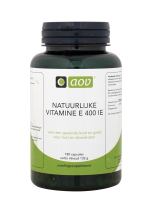AOV Natuurlijke vitamine E 400IE 180 Kapseln