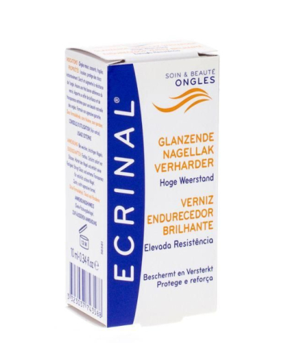 Ecrinal Glanzende Nagellak Verharder 10 Ml