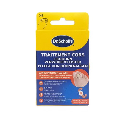 Scholl Likdoorn Verwijderpleisters 8 Patches