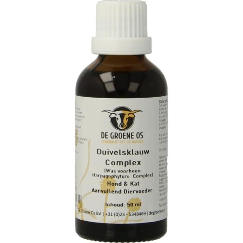 De Groene Os Veterinair Duivelsklauw Complex Hond & Kat 50 ml