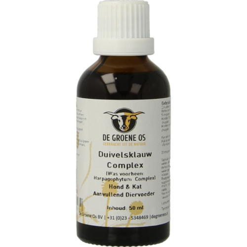 50 ml De Groene Os Veterinair Duivelsklauw Hond & Kat