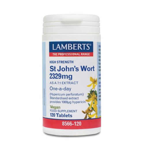 120 tabletten Lamberts St John's Wort (Sint Janskruid) 