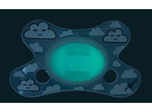 Difrax Fopspeen Dental 0-6 Maanden Glow-In-The-Dark 1 Stuck