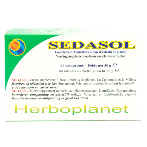 60 tabletten Herboplanet Sedasol