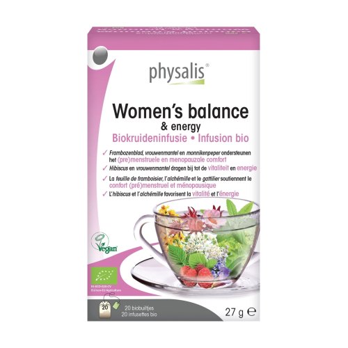 Physalis Women's Balance & Energy Biologisch 20 builtjes