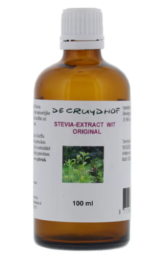 De Cruydhof - Natura Sanat Stevia Extract Wit Original 100 Ml