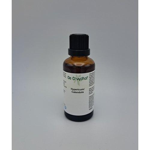 De Cruydhof Hypericum Calendula - Hertshooi Goudsbloem Tinctuur 50 Ml