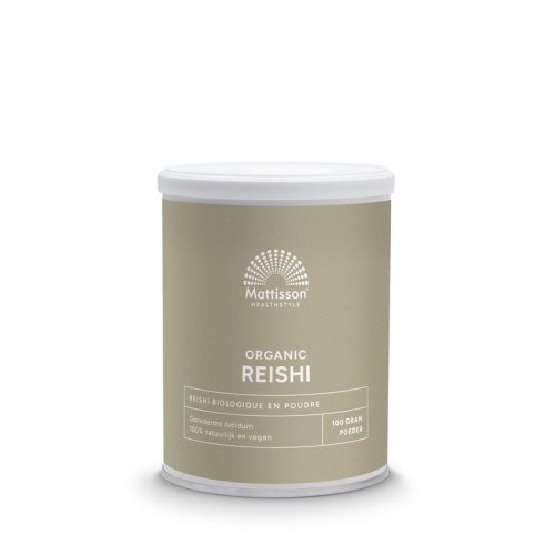 100 Gramm Mattisson Reishi Poeder Biologisch