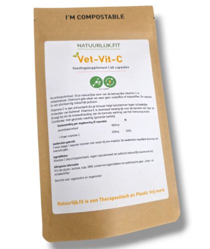 Natuurlijk.Fit Vitamine C Ascorbyl Palmitaat 60 capsules