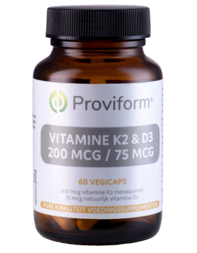 Proviform Vitamine K2 & D3 200 mcg-75 MCG 60 Vegicaps