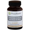 60 Vegicaps Proviform Vitamine K2 & D3 180 mcg/25 mcg