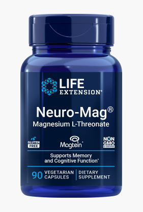 90 capsules Life Extension Neuro-Mag Magnesium L-Threonate