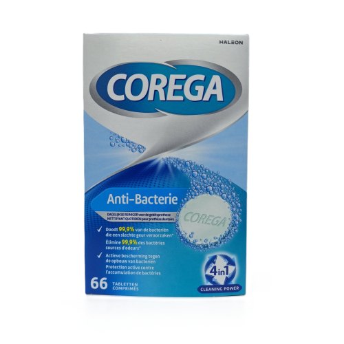 Corega Anti-Bacterie 66 tablets