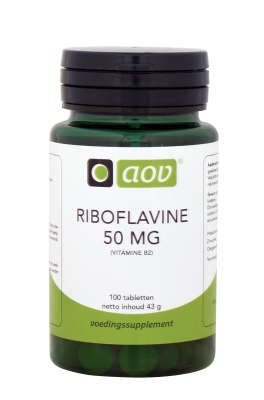 AOV Riboflavine 50mg 100 tabletten