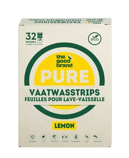 The Good Brand Pure Vaatwasstrips Lemon 32 Stücke