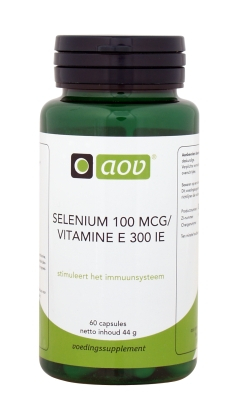 AOV Selenium 100mcg + vitamine E 300IE 60 Kapseln