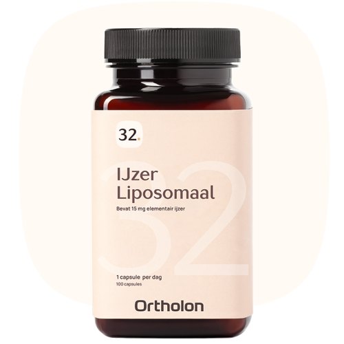 100 Kapseln Ortholon IJzer Liposomaal (nr 32)