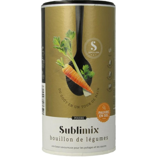 Sublimix Groentebouillon Poeder Zoutarm Glutenvrij 260 Gramm