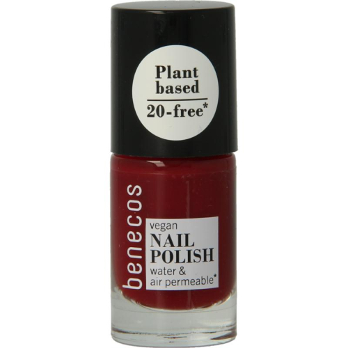 5 ml Benecos Nagellak Cherry Red