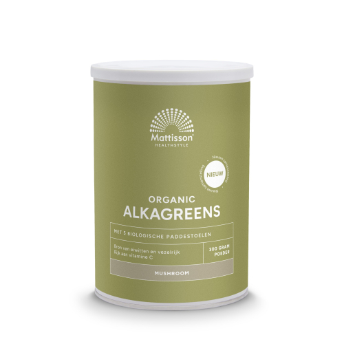 Mattisson Alkagreens Poeder Mushroom Biologisch 300 gram