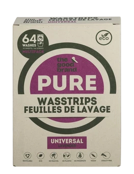 64 stuks The Good Brand Pure Wasstrips Lavendel