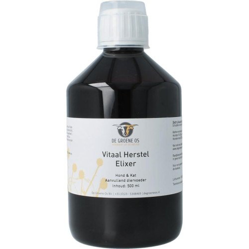 De Groene Os Veterinair Vitaal Elixir Hond & Kat 500 Ml