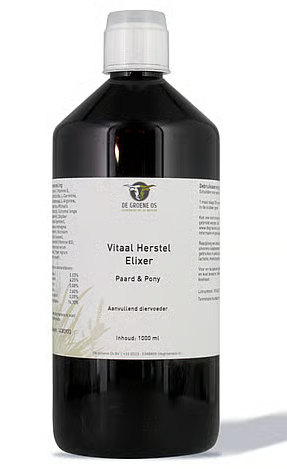 De Groene Os Veterinair Vitaal Elixir Paard & Pony 1000 ml