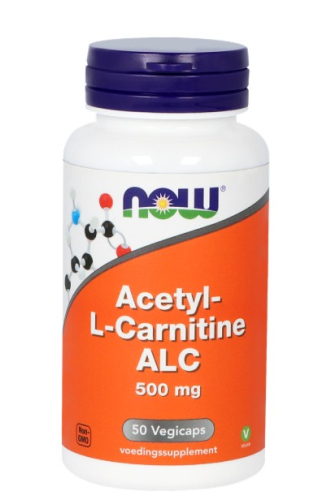NOW Acetyl-L-Carnitine 500 mg 50 Kapseln