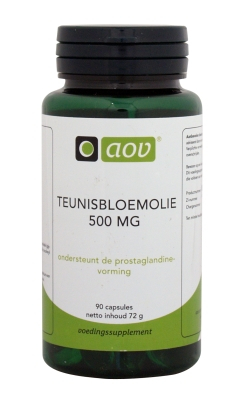 AOV Teunisbloemolie 500mg 90 capsules