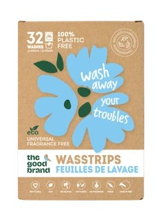 32 Stücke The Good Brand Pure Wasstrips Parfumvrij