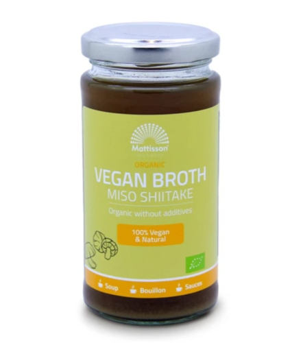 240 ml Mattisson Vegan Broth Miso Shiitake Biologisch