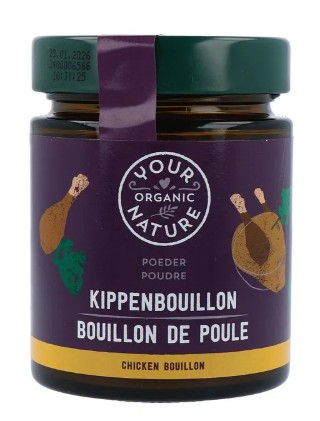 Your Organic Nature Kippen Bouillon Zonder Gist Biologisch 110 Gramm
