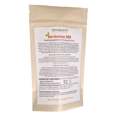 60 capsules Natuurlijk.Fit Berberine 500 mg