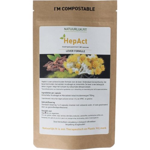 Natuurlijk.Fit HepAct 90 capsules