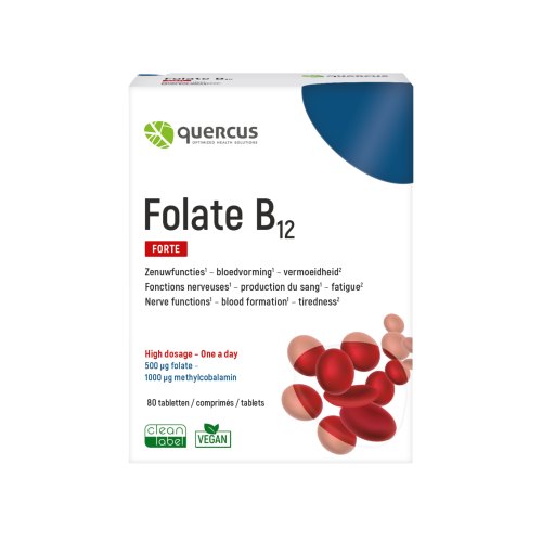 80 tabletten Quercus Folate B12