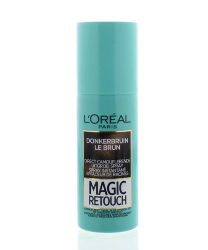L'Oreal Magic Retouch Spray Donkerbruin 75 Ml