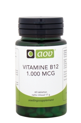 AOV Vitamine B12 1000mcg 60 tabletten