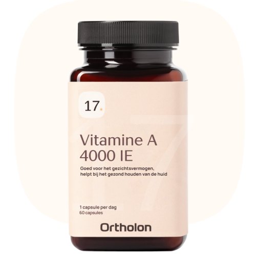60 capsules Ortholon Vitamine A 4000 IE (nr 17)