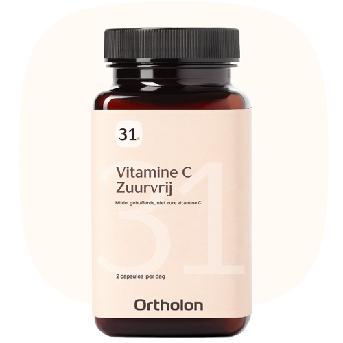 240 capsules Ortholon Vitamine C Zuurvrij (nr 31)